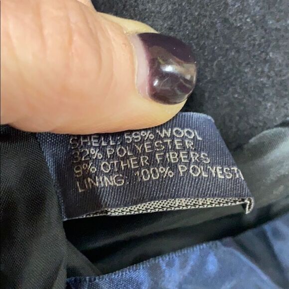 St John’s Bay Black Wool Coat Size XXL - Picture 9 of 10